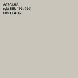 #C7C6BA - Mist Gray Color Image